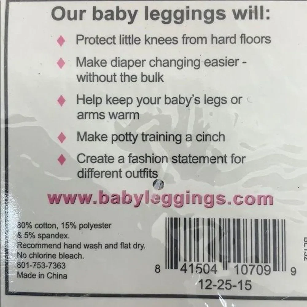 Baby Leggings Octagon Pink Black White Designed‎ Leggings